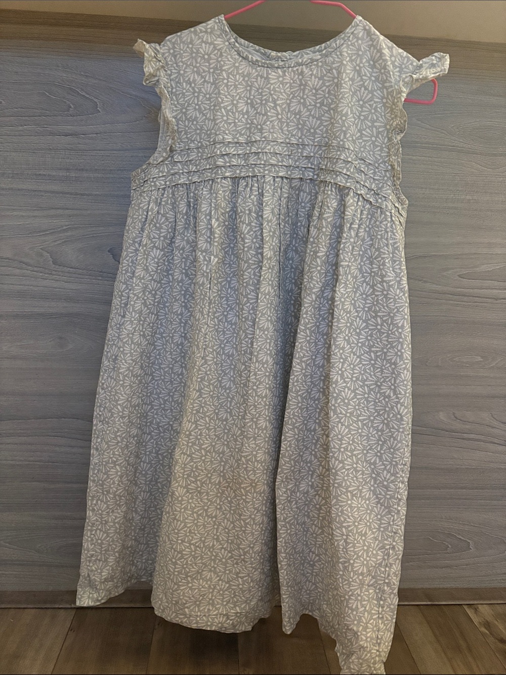 Bonpoint Cream Floral-Print Sundress